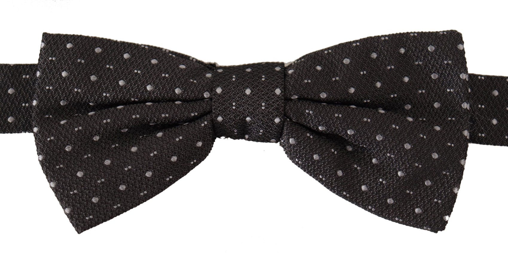 Elegante papillon in seta a pois