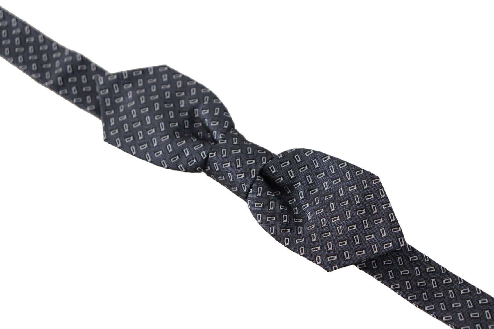 Elegante papillon in seta a pois