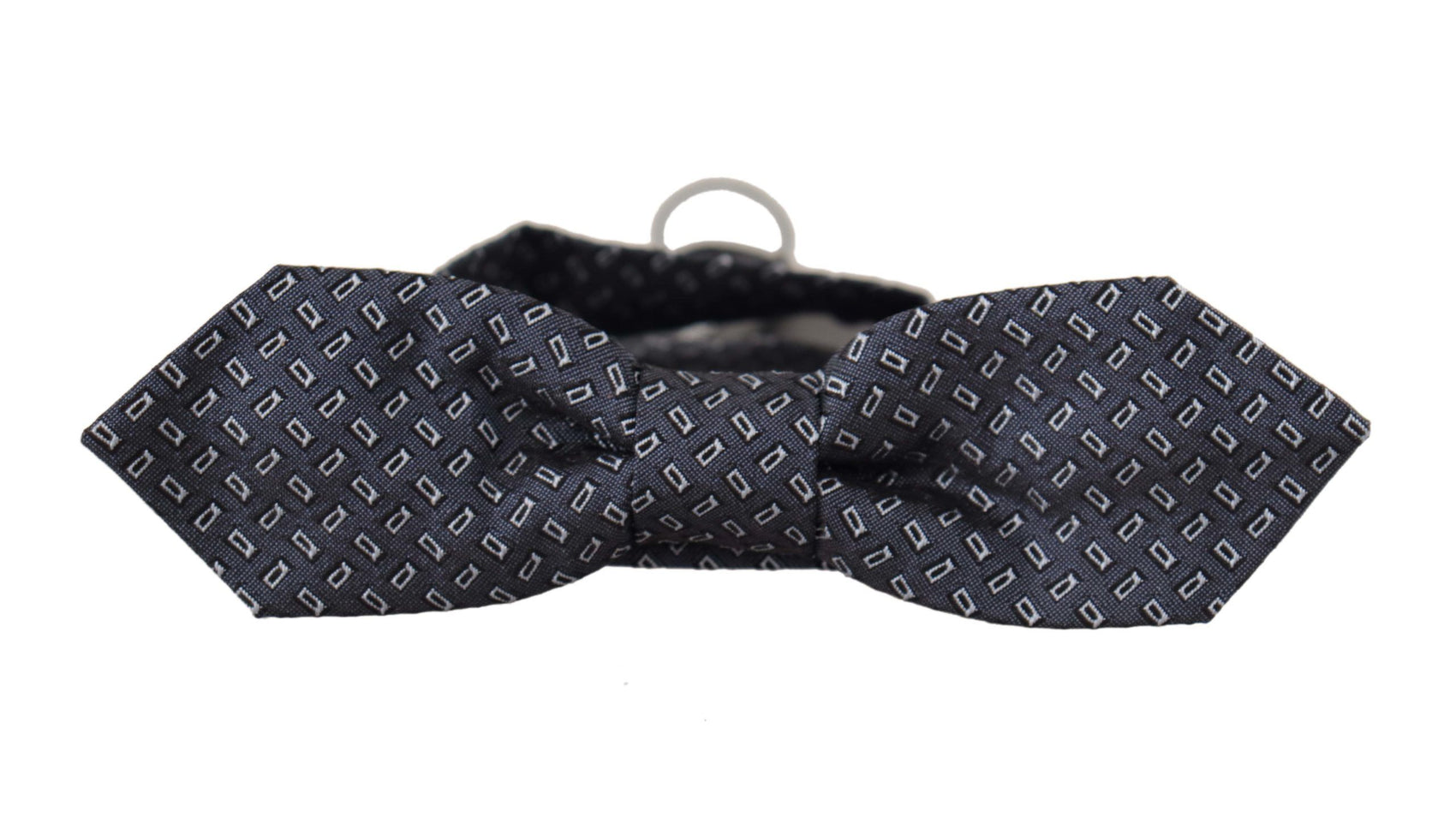 Elegante papillon in seta a pois