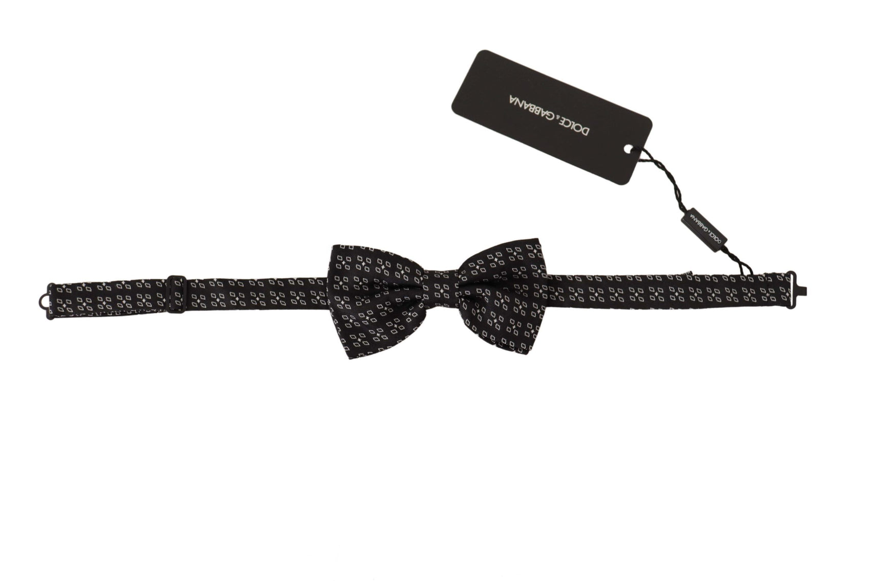 Elegante papillon in seta a pois