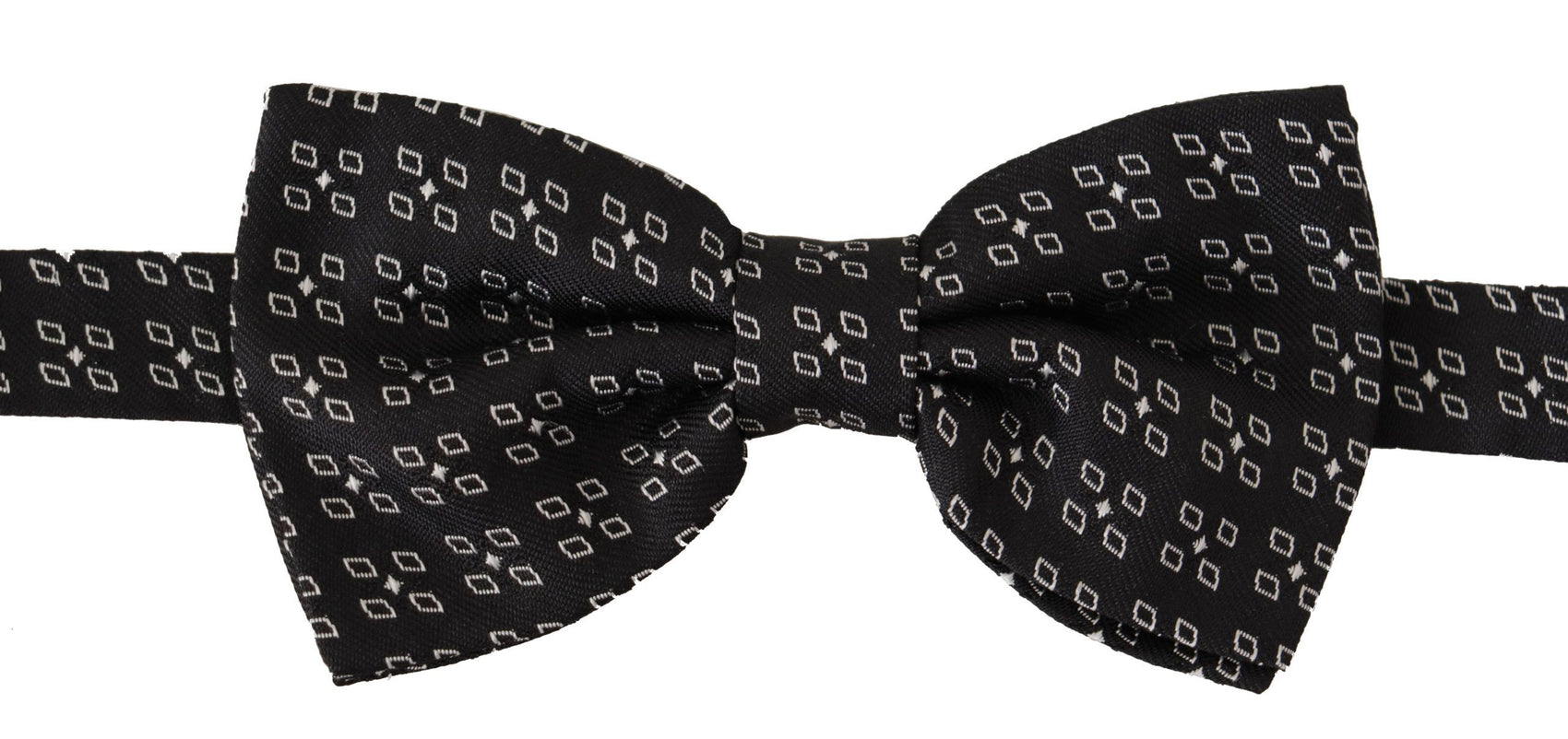 Elegante papillon in seta a pois