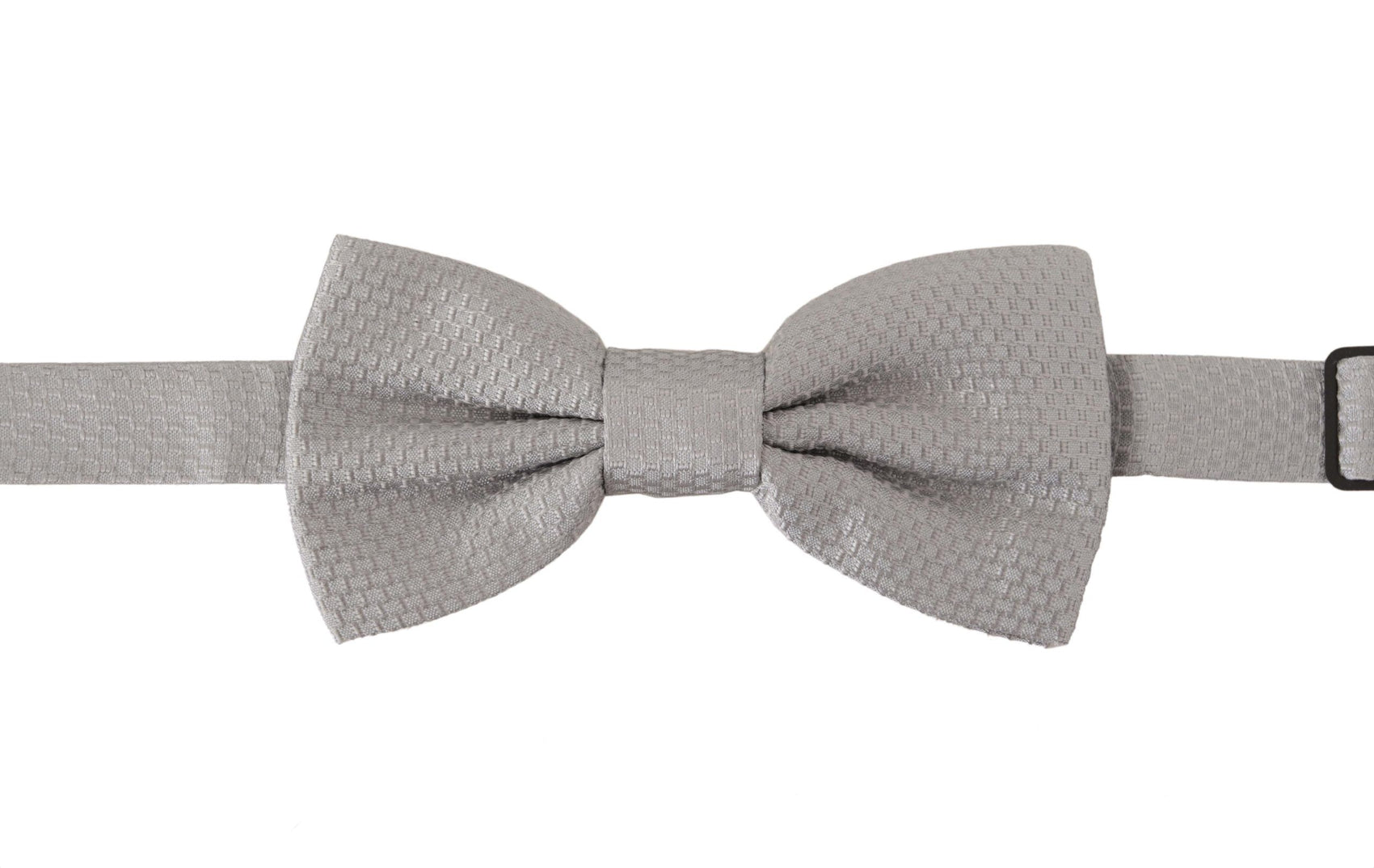 Papillon in seta grigio chic