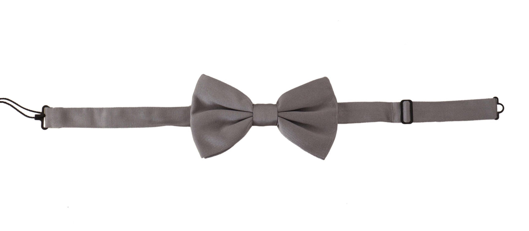 Elegante papillon in seta grigia
