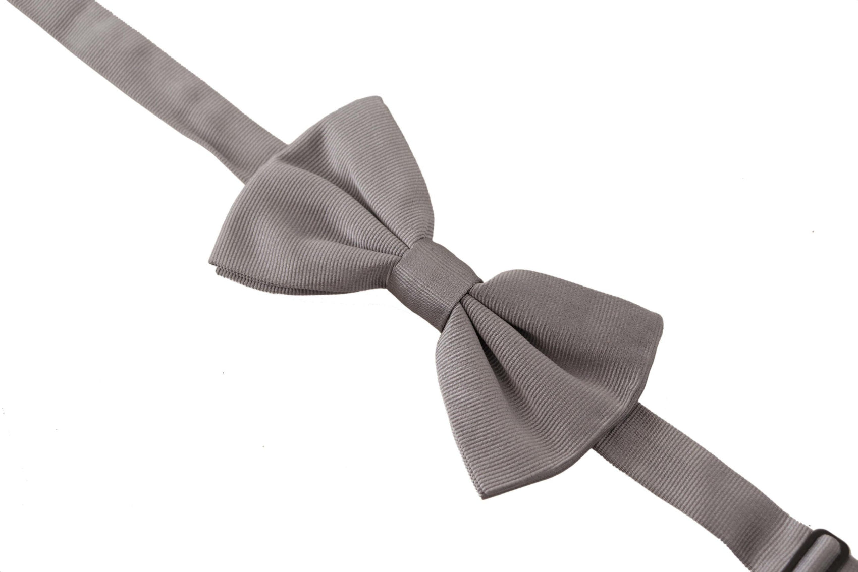 Elegante papillon in seta grigia