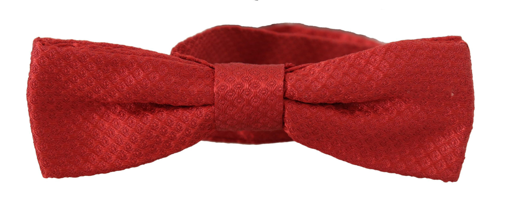 Elegante papillon in seta rossa