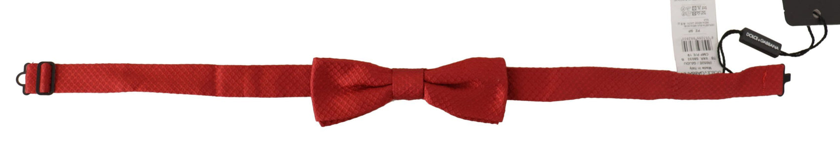 Elegante papillon in seta rossa