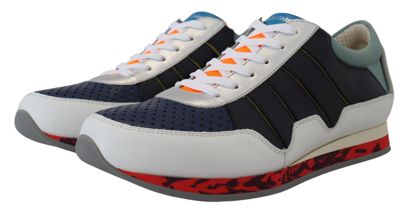 Elegante mehrfarbige Low Top Sneakers