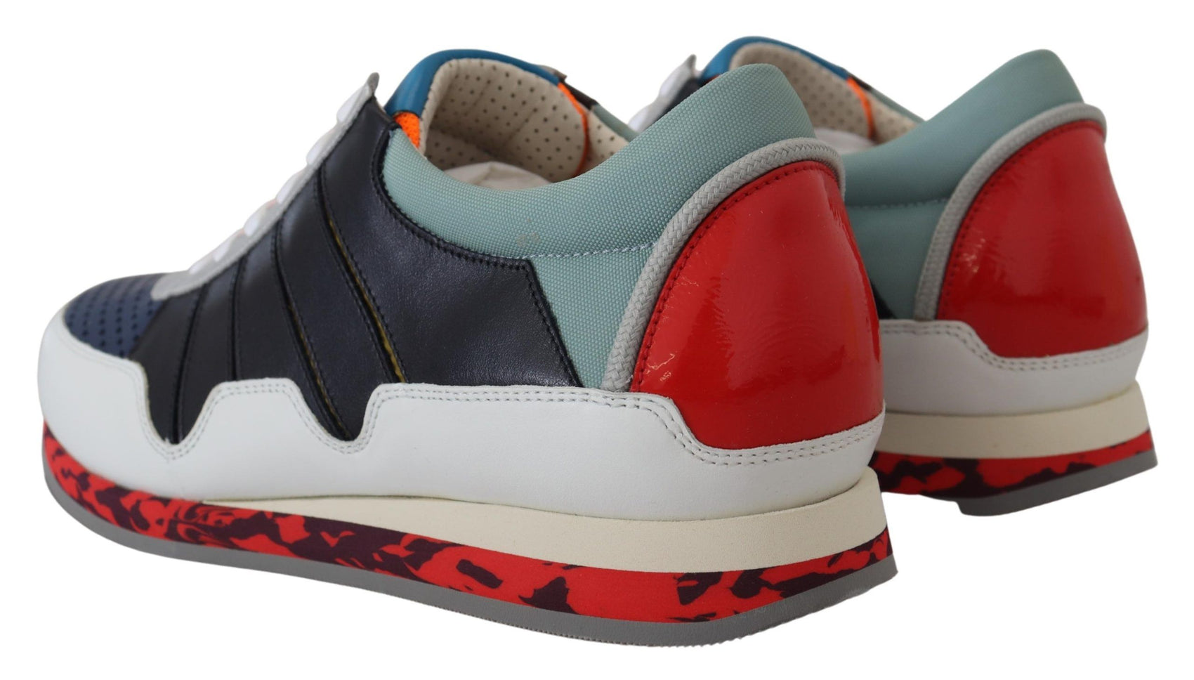 Elegante mehrfarbige Low Top Sneakers