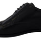 Eleganti scarpe derby in pelle nera