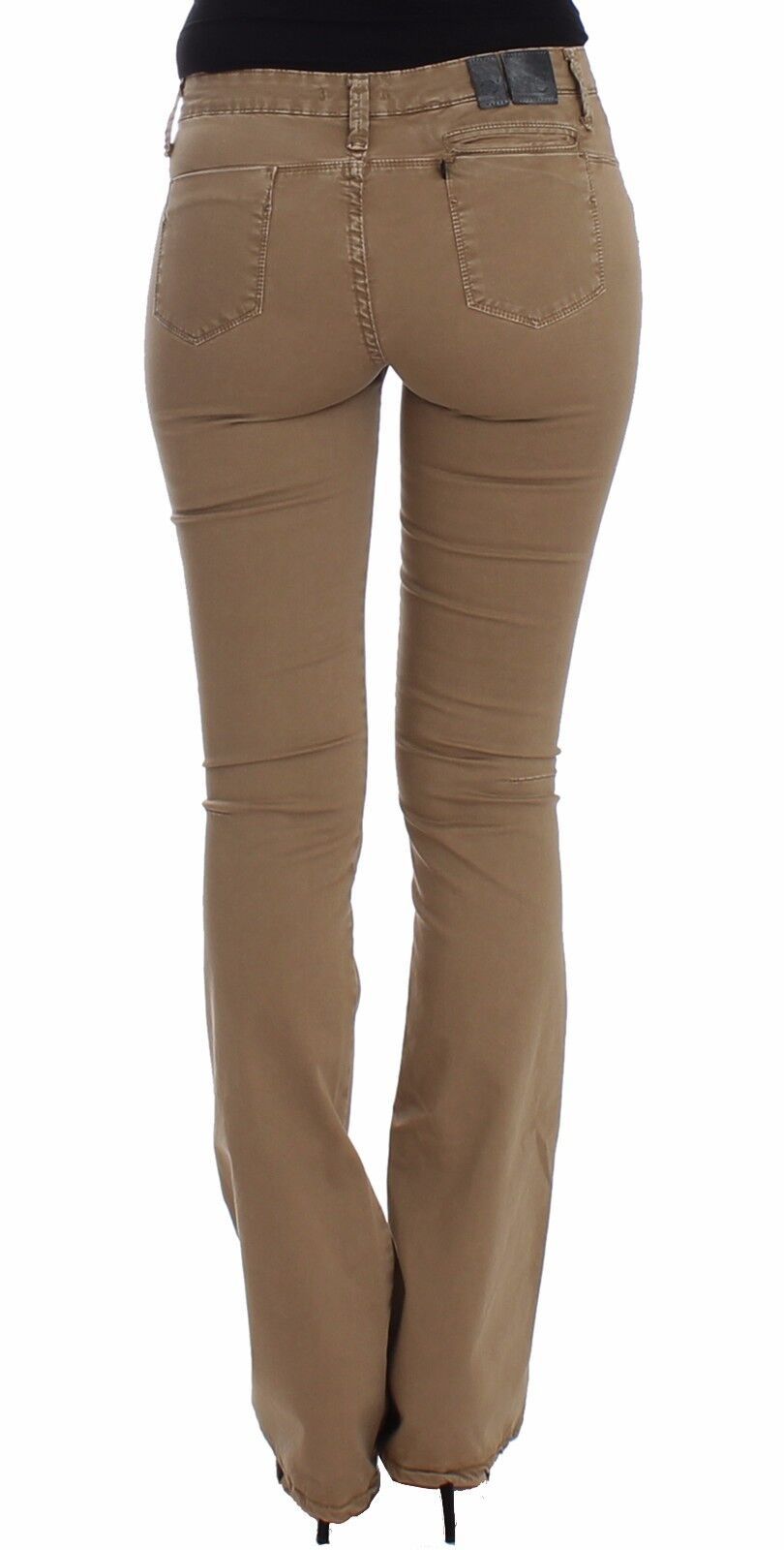 Schicke beige Straight Leg Fashion Jeans