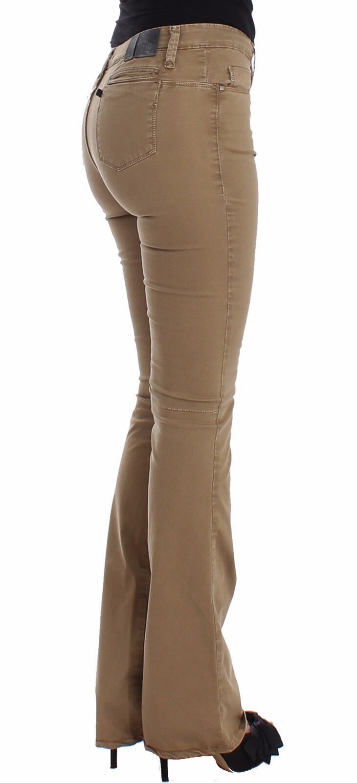 Schicke beige Straight Leg Fashion Jeans