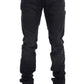 Sleek Gray Slim Fit Italian Mens Jeans