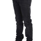 Elegante graue Slim Fit italienische Herrenjeans