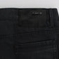 Sleek Gray Slim Fit Italian Mens Jeans