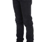 Eleganter grauer Slim Fit Premium-Denim für Herren