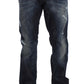 Eleganti jeans blu regular straight fit