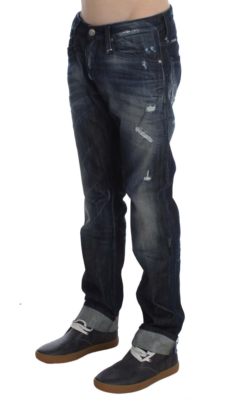 Elegante Regular Straight Fit Blue Jeans