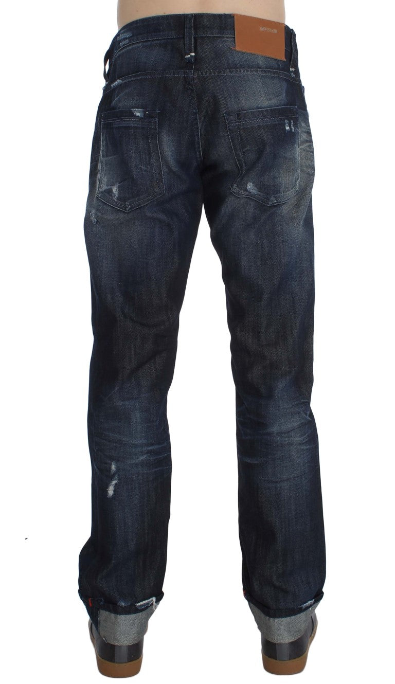 Eleganti jeans blu regular straight fit