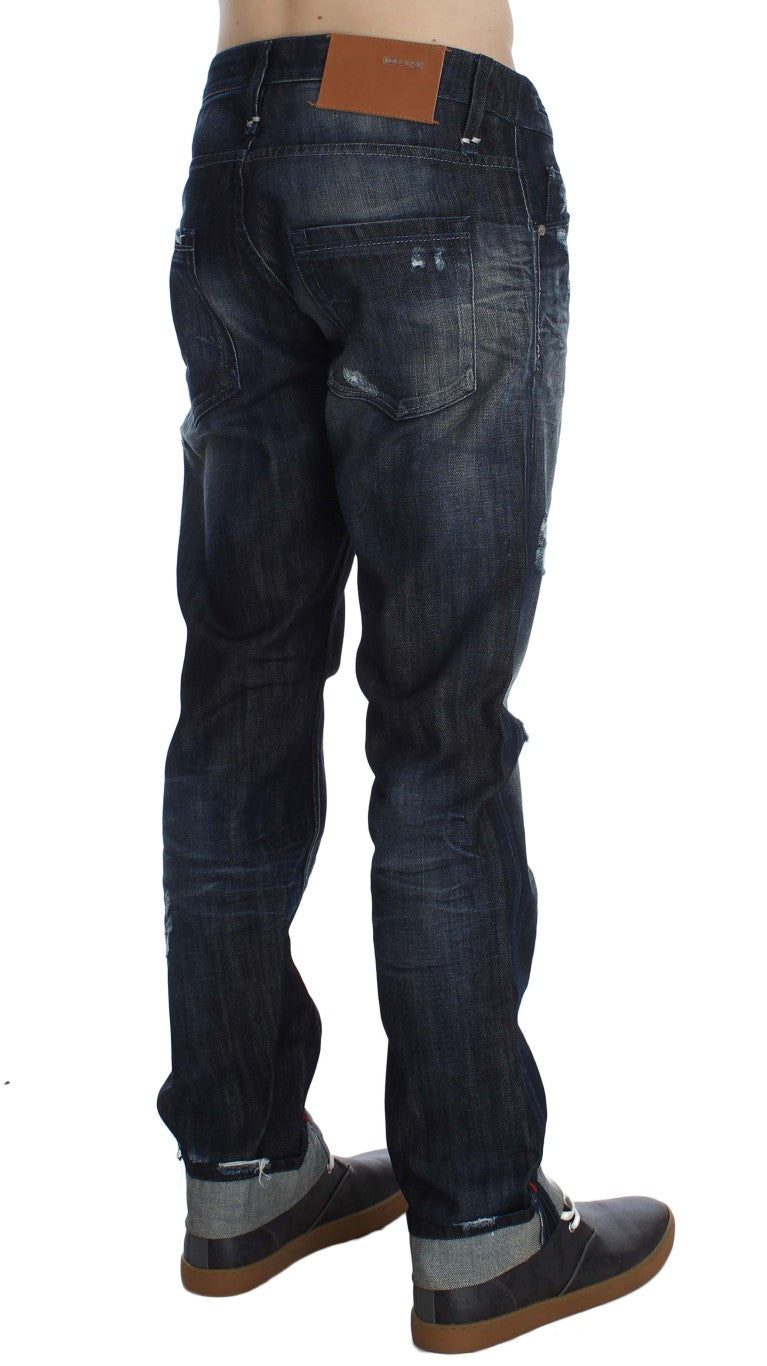 Elegante Regular Straight Fit Blue Jeans