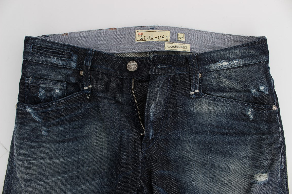 Eleganti jeans blu regular straight fit