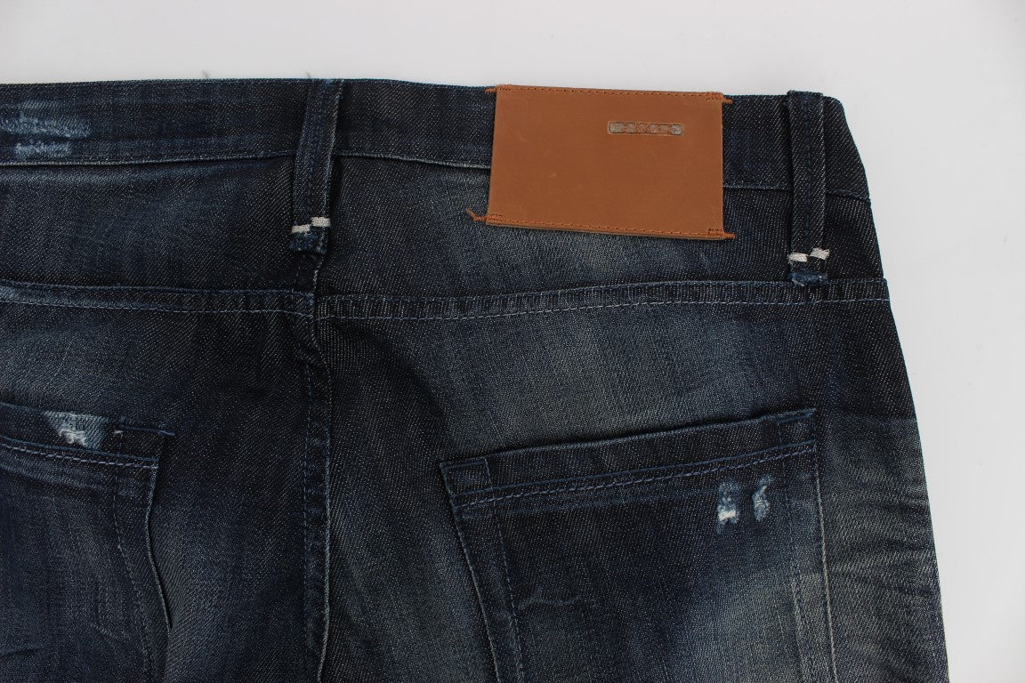 Elegante Regular Straight Fit Blue Jeans