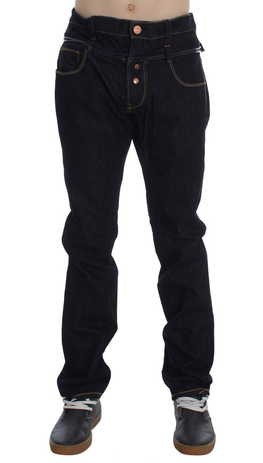 Elegante Straight Fit Herren Luxus Jeans