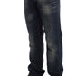 Elegante Straight Fit Low Waist Herrenjeans