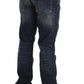 Elegante Straight Fit Low Waist Herrenjeans