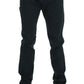 Schicke grüne Straight Cut Jeans