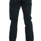 Schicke grüne Straight Cut Jeans