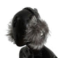 Elegant Fur and Crystal Ear Muffs