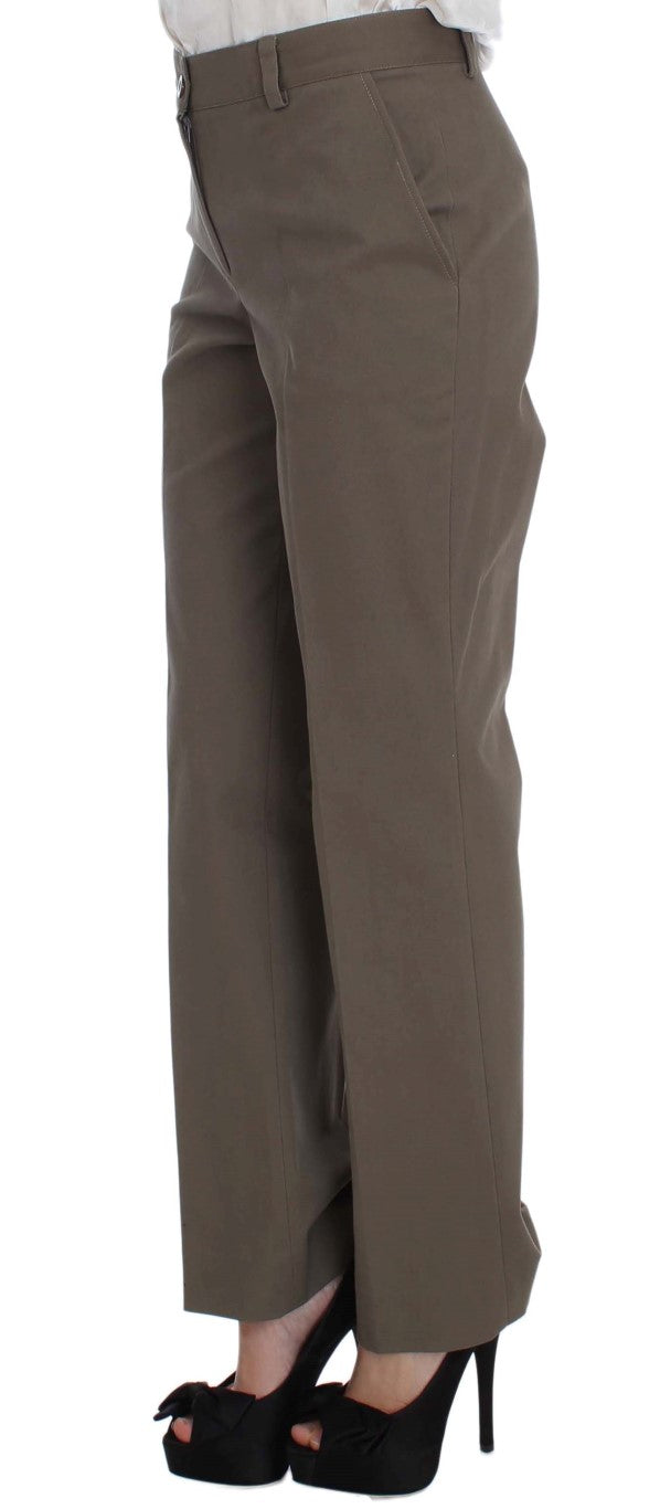 Completo beige in lana e cotone Chic Elegance