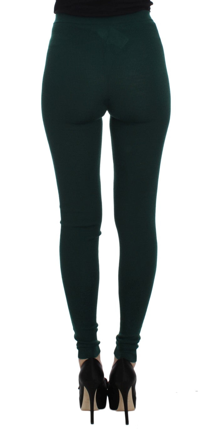 Emerald Treasure Kaschmirhose mit hoher Taille