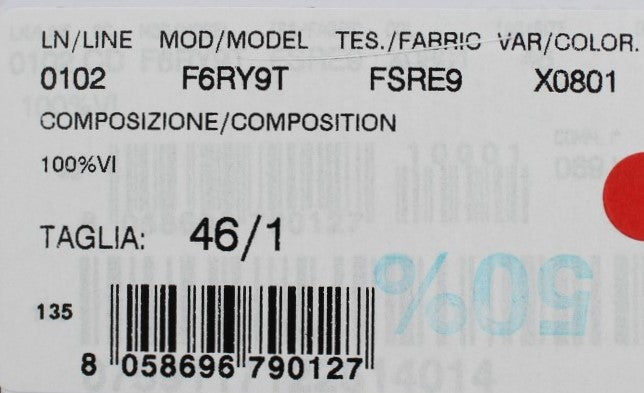 Mehrfarbige Caprihose aus Majolika-Seide