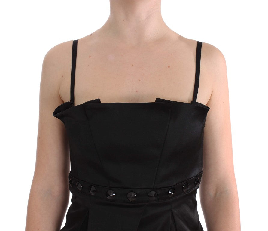 Elegante canotta da sera nera