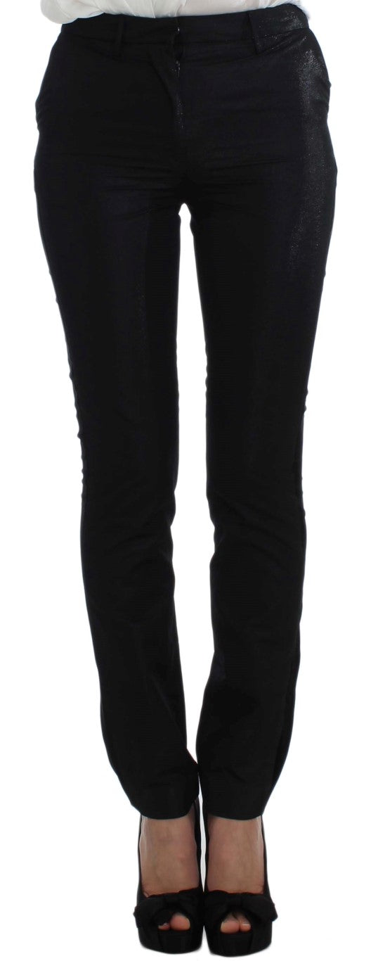 Elegante completo pantaloni nero a tre pezzi