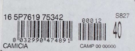 Elegante camicetta in seta con dettagli logo