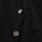 Elegant Taormina Black Cotton Blazer