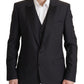 Eleganter dunkelblauer Martini Zweiteiler Blazer