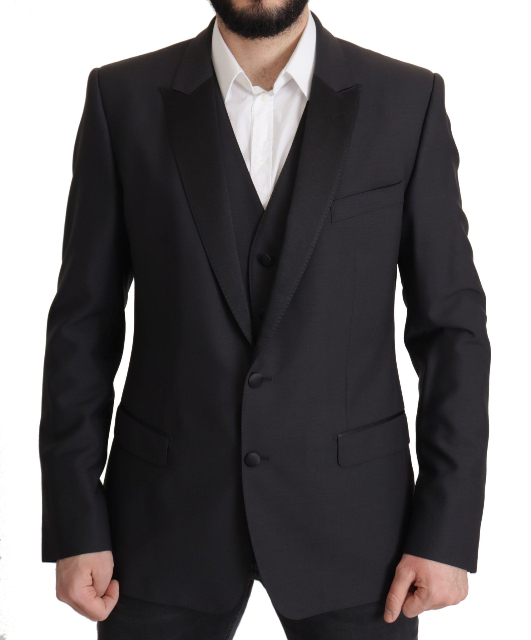 Eleganter dunkelblauer Martini Zweiteiler Blazer