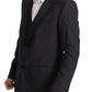 Eleganter dunkelblauer Martini Zweiteiler Blazer