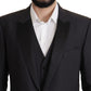 Eleganter dunkelblauer Martini Zweiteiler Blazer