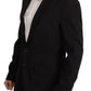 Elegant Virgin Wool Single Breasted Jacket