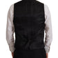 Elegant Black Martini Blazer and Vest Ensemble