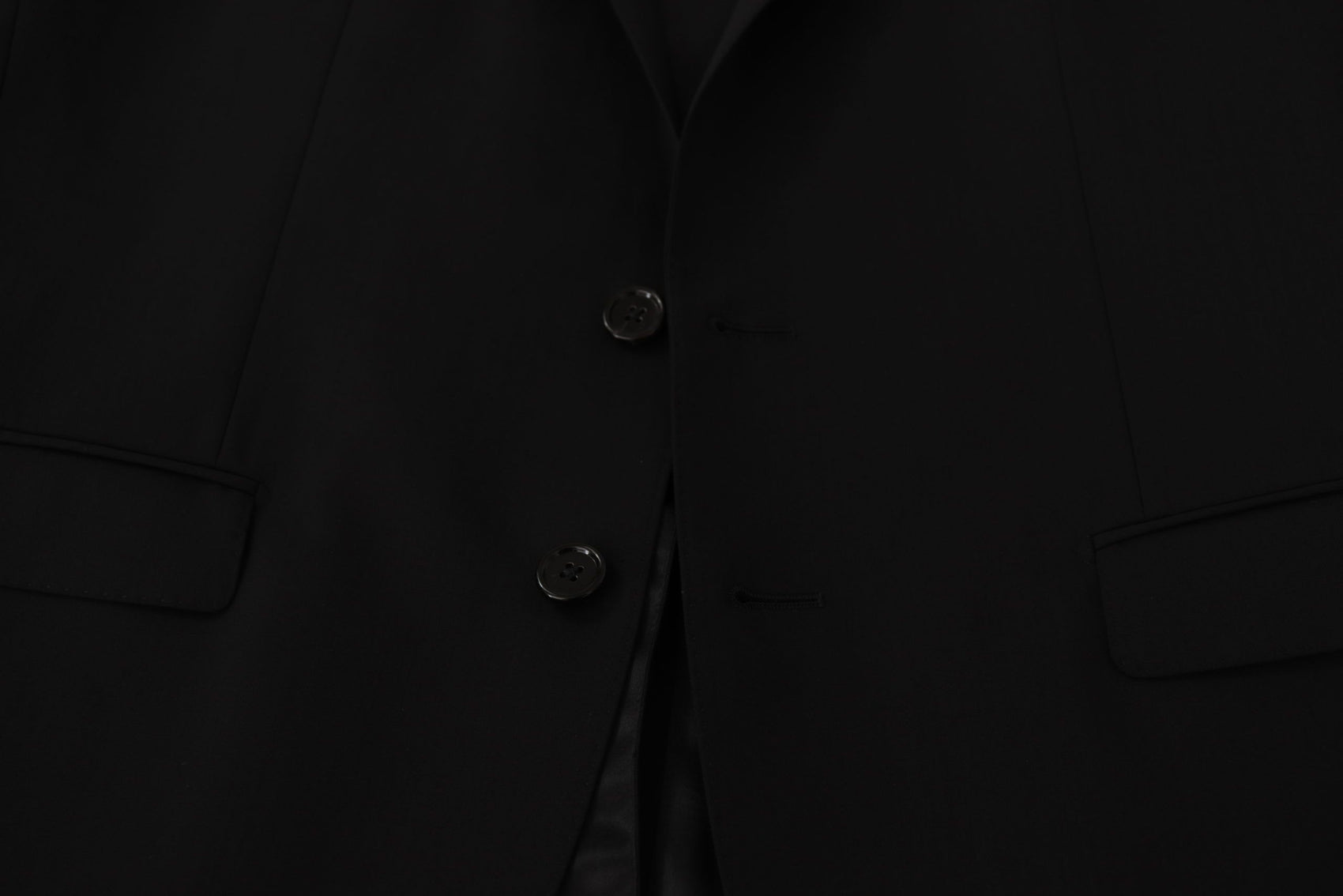 Dolce & Gabbana Black Single Breasted Jacket MARTINI Blazer