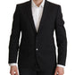 Elegant Slim Fit Black Blazer Jacket