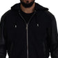 Elegant Black Bomber Blouson Jacket