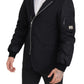 Elegant Black Virgin Wool Jacket