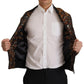 Elegant Brown Blouson Jacket