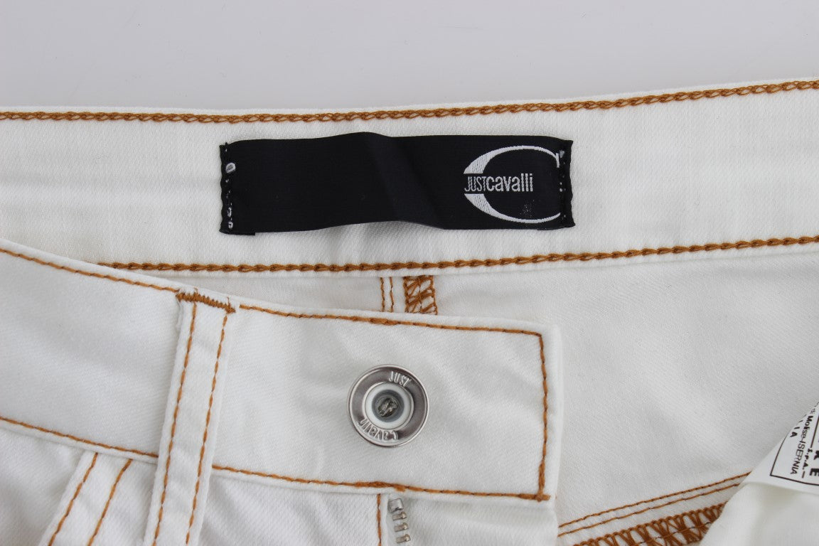 Schicker weißer Slim Fit Denim